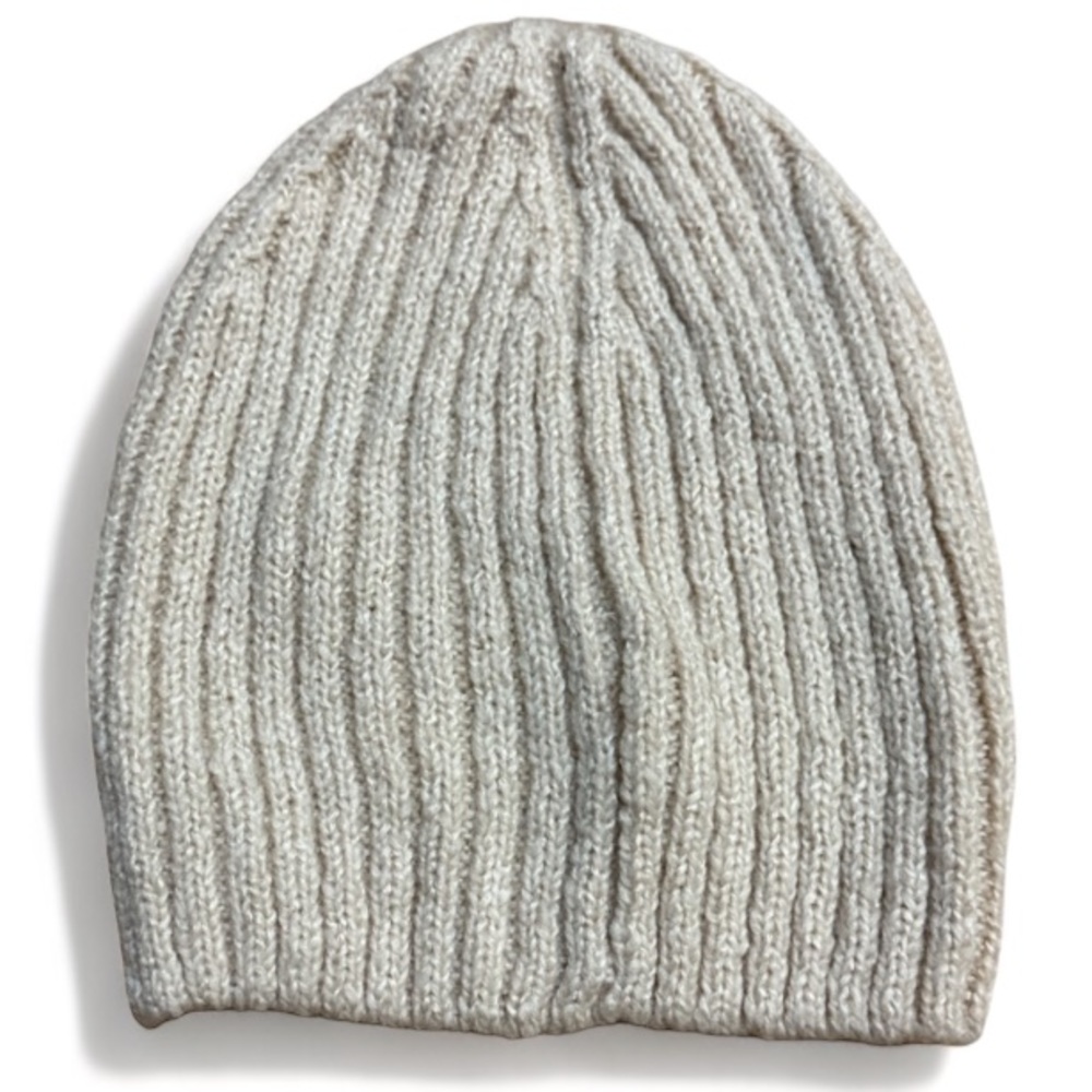 NEW H & M Oatmeal Beanie Ladies Size O/S Fits Most NWOT